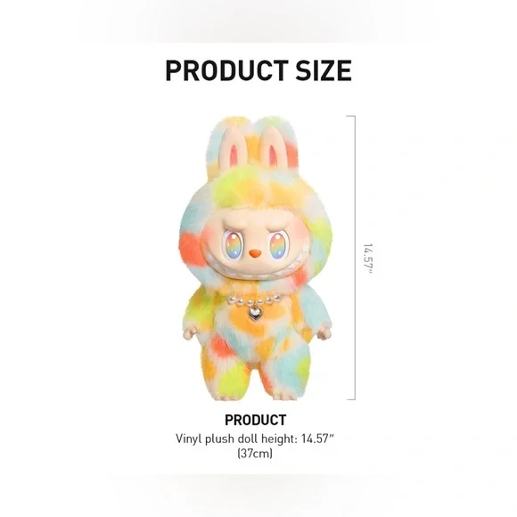 Rock The Universe Labubu Vinyl Plush Doll